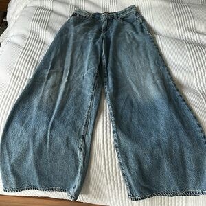 Madewell Super Wide jeans in Billings wash
